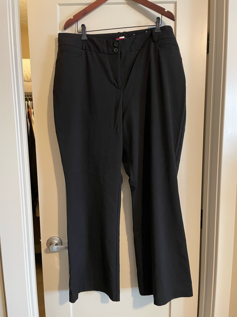 Penningtons Black Boot-Cut Dress Pants